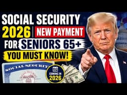 Social Security 2026 – New Payment for Seniors 65+ You Must Know!