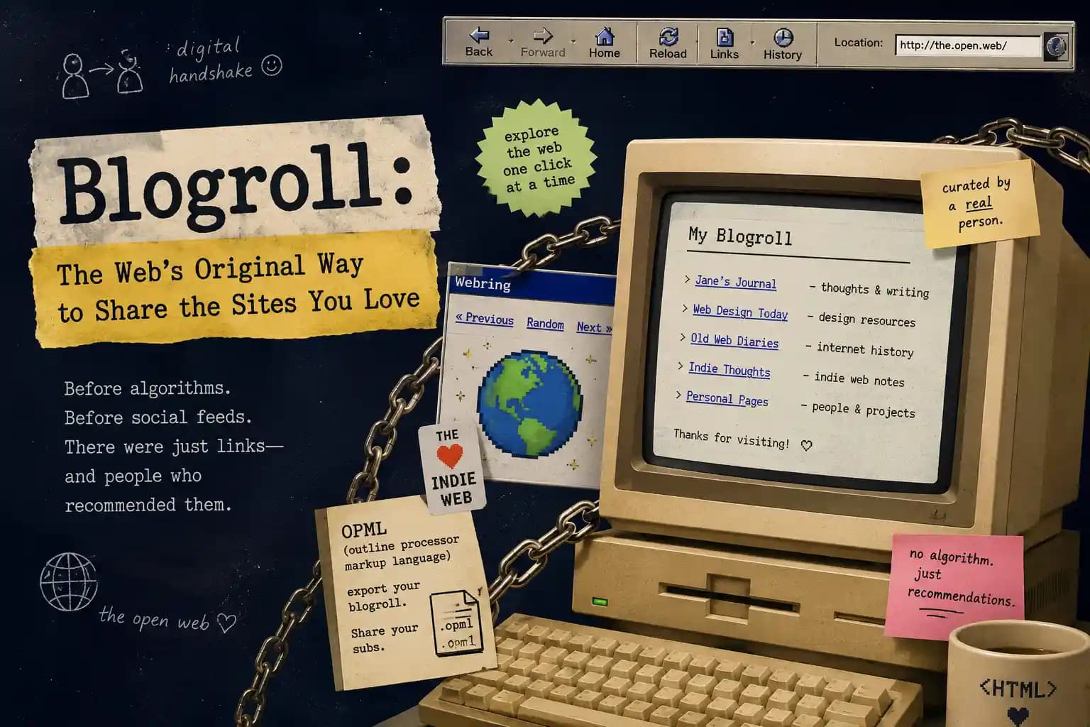 Before Social Media, Blogrolls Connected Bloggers - Curiouxify