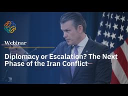 Diplomacy or Escalation? The Next Phase of the Iran Conflict