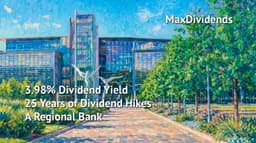 3.98% Dividend Yield, 25 Years of Dividend Hikes – A Regional Bank That Grows Loans And EPS Through Cycles