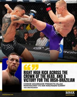 @MMAFighting: Conor McGregor picks Ian Machado Garry to upset Islam Makhachev at #UFC330

📰 https://t.co/5yNdYvkC1...
