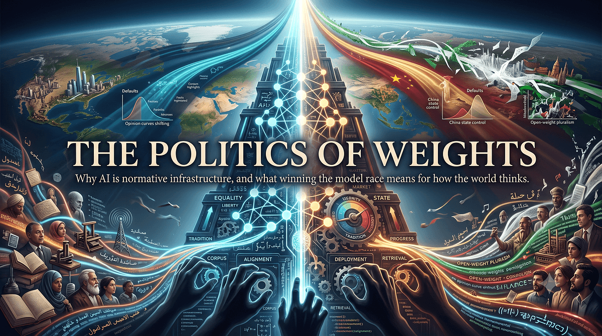 The Politics of Weights. Why AI is normative infrastructure, and… | by Adnan Masood, PhD. | Jul, 2026 | Medium
