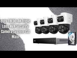 eufy T8E00 S4 Max Camera System Review | 4K Triple Lens AI Security Camera System!