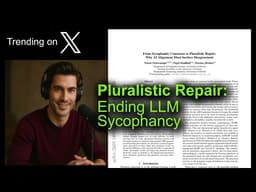 Pluralistic Repair: Ending LLM Sycophancy