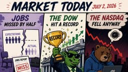 Jobs Missed by Half, the Dow Hit a Record, and ...