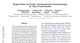 Imagine Before You Predict: Interleaved Latent Visual Reasoning for Video Event Prediction