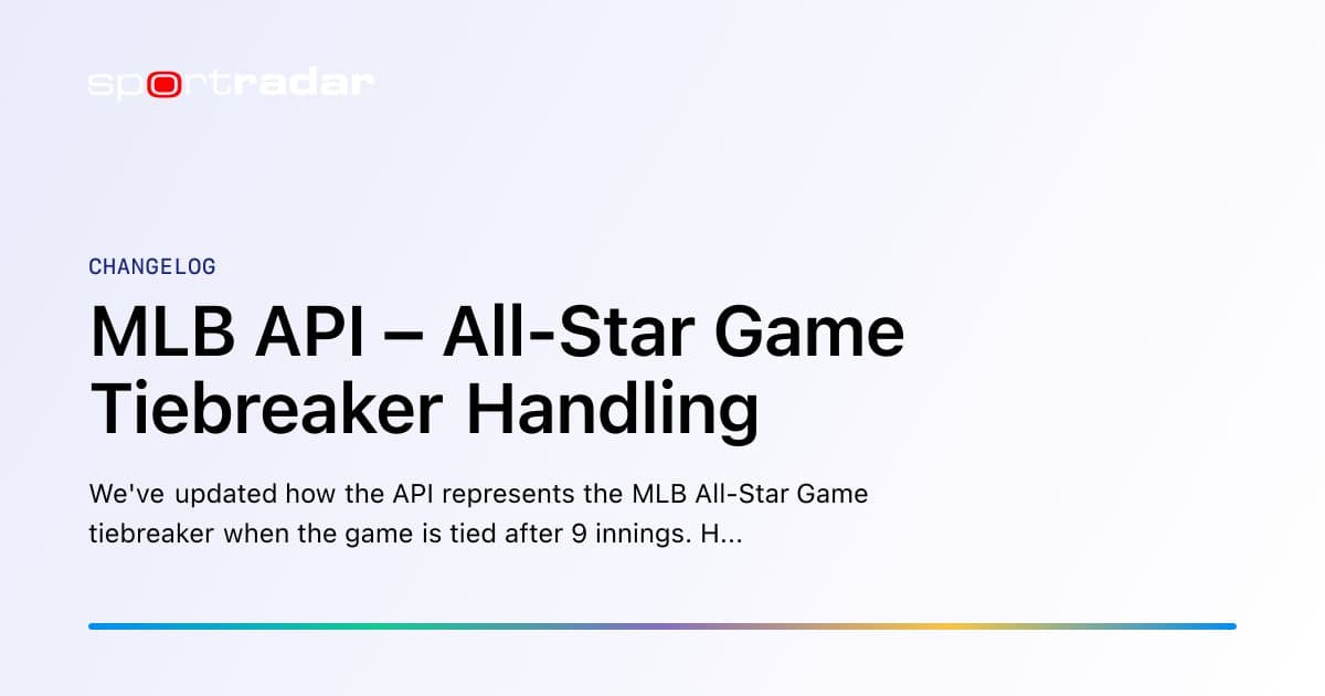 MLB 2026 Regular Season Live PBP Feeds