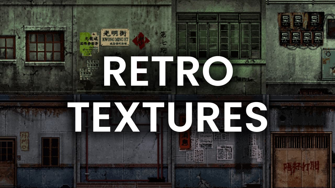 CC0 Retro Textures by Stein Games - itch.io