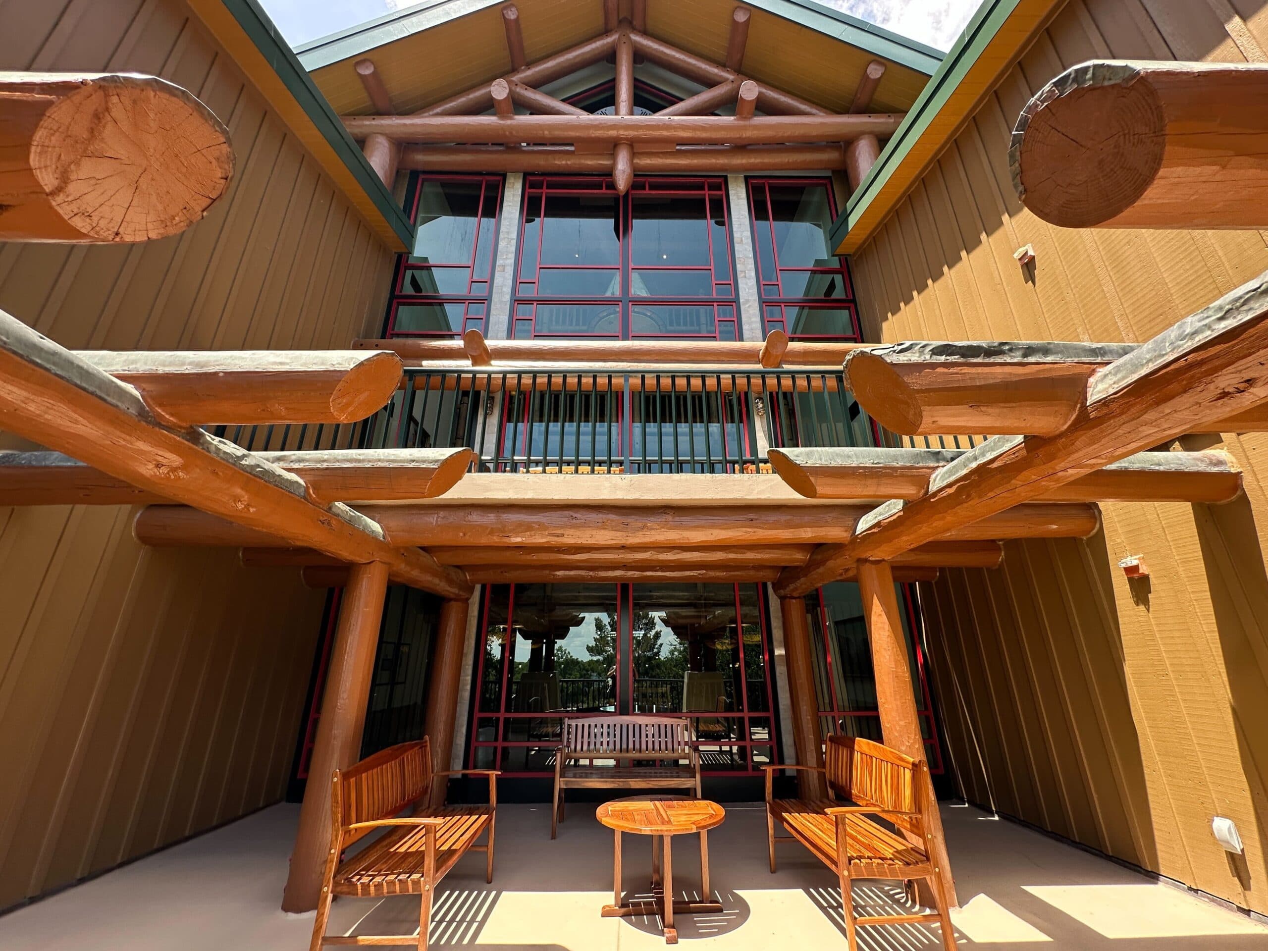 Disney’s Wilderness Lodge Upper Level Terraces Reopen and Window Decals Removed as Refurbishment Work Continues