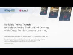 Safe Autonomous Driving with Deep RL | CVPR 2026
