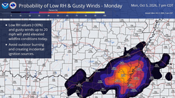 Southern portions of Arkansas at increased wildfire danger ...