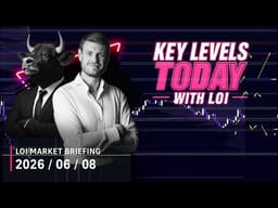 LOI Market Briefing: S&P 500 Sell-Off, CPI Risk & Key Hedging Levels | June, 08, 2026