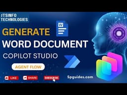 I Built an AI Agent That Answers Questions & Auto-Generates Word Reports | Copilot Studio