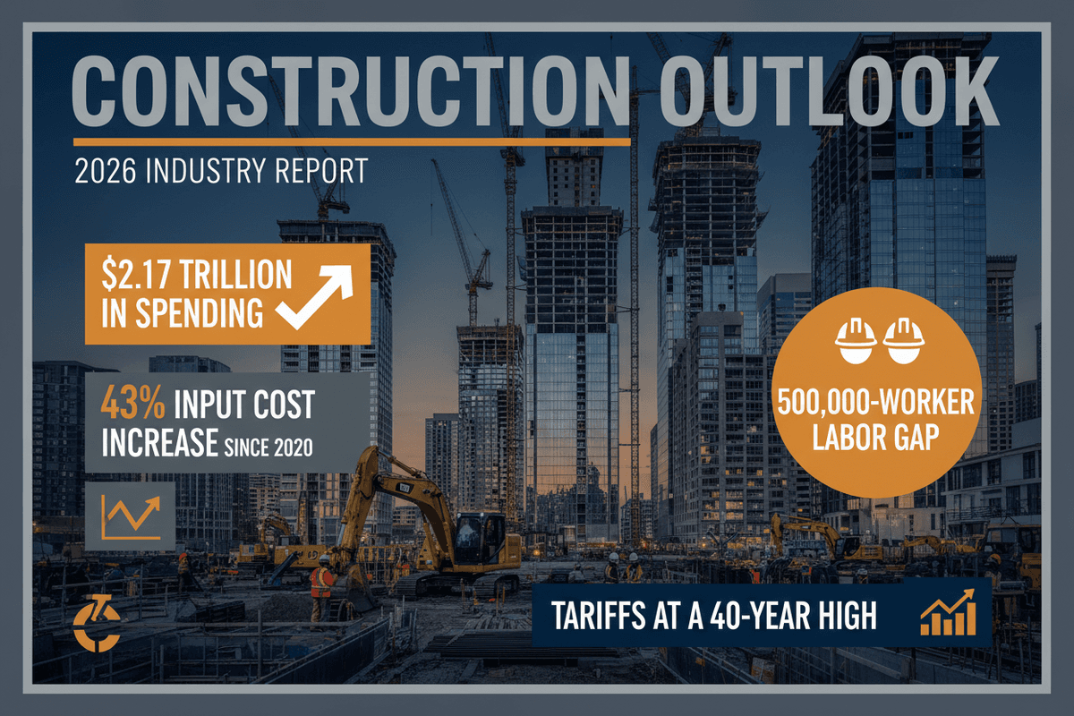 U.S. Construction Industry Statistics 2026: Spending, Costs ...