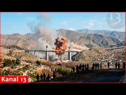 Iran’s highest bridge linking Tehran to Karaj is struck in a joint US-Israeli strike