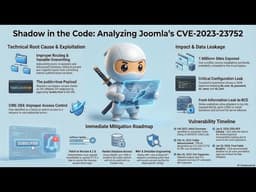 Joomla's "public=true" Nightmare: Full Disclosure & Mitigation (CVE-2023-23752) #cybersecurity