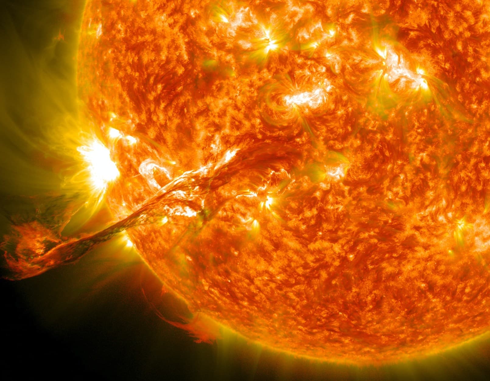 A fleet of space probes detects a hidden threat from the Sun