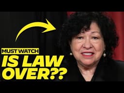 URGENT WARNING: Sotomayor Says Supreme Court Is Ignoring Its Own Rulings
