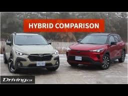 2026 Toyota Corolla Cross vs Subaru Crosstrek | Battle of the AWD Hybrids | Driving.ca