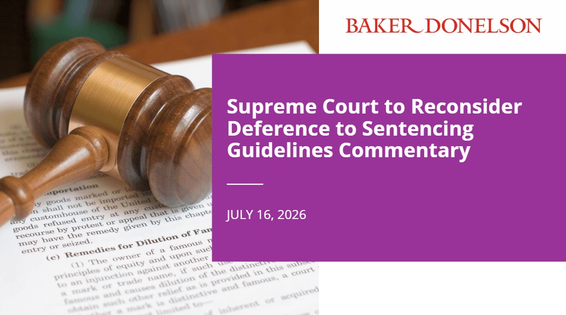 Supreme Court to Reconsider Deference to Sentencing ...
