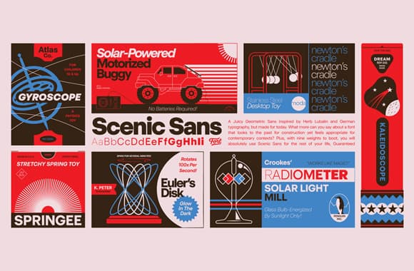 Font News [New Font Release] Fort Foundry released Scenic Sans.