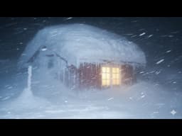 I SURVIVED a -45°F BLIZZARD Snowstorm and wolves, I'm hiding in a log cabin, off grid living