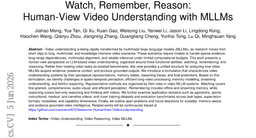 Watch, Remember, Reason: Human-View Video Understanding with MLLMs