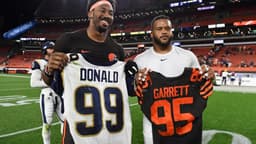 Aaron Donald Considered to Unretire After Rams Trade for Myles Garrett