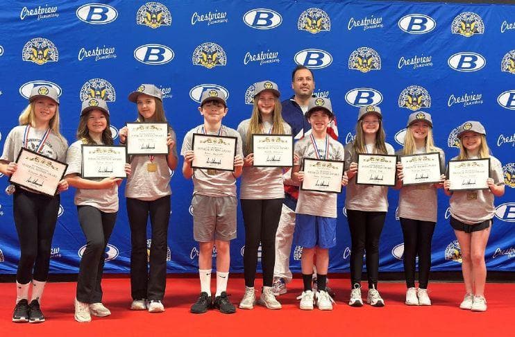 Crestview students recognized for earning Presidential Physical Fitness Award