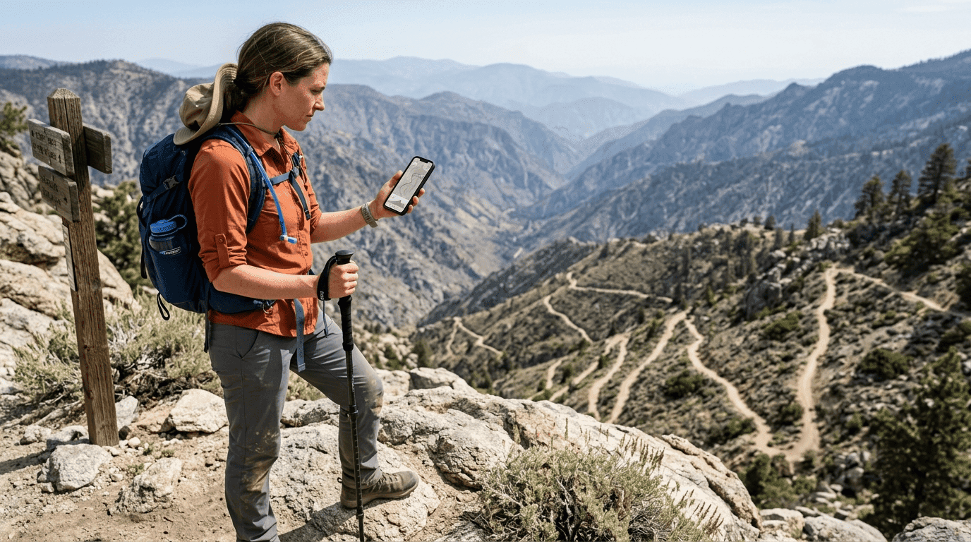 Best Hiking Apps for California Trails: AllTrails, Gaia & More