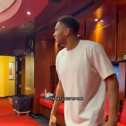 @MiamiHEAT: Clocking in for the first time ⏱️ https://t.co/jMKcBo9yii