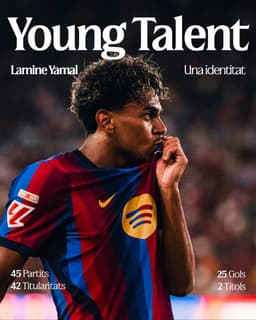 @FCBarcelona: 2024, 2025, 2026… 🏆👑
Three years. One name. Lamine Yamal, Young Talent of the Year. https://t.co/pd1...