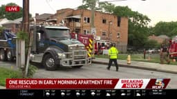 CFD: 5 displaced, 1 hospitalized after fire engulfs apartment building in College Hill