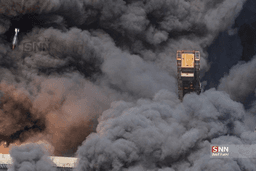 @Osinttechnical: Still image of an American GBU-31 JDAM (top left) hitting Iran's B1 road bridge in Karaj earlier tod...