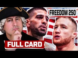 UFC Freedom 250: Topuria vs. Gaethje FULL CARD Predictions and Bets