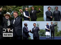 Macron Welcomes Modi, Brazil's Lula, Kenya's Ruto and Lee Jae Myung to High-Stakes G7 Summit | AC1G