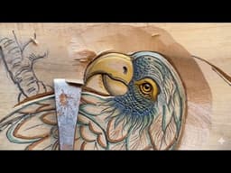 How to carve an eagle | Wood carving tutorial