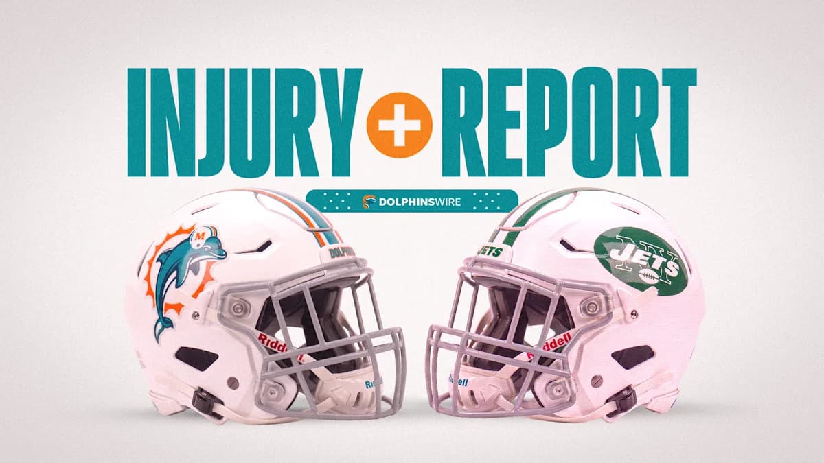 Dolphins rule out 1, list 3 as questionable/doubtful vs. Jets