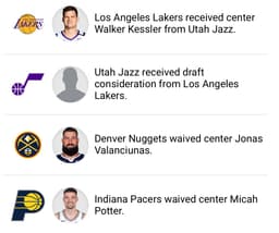 @TheSteinLine: Walker Kessler is now officially a Laker according to the NBA’s publicly available transaction log: ...