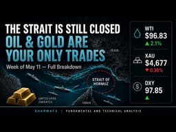 The Strait Is Still Closed — Why Oil & Gold Are the Only Trades That Matter This Week