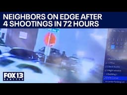 Seattle neighbors on edge after 4 shootings in 72 hours | FOX 13 Seattle