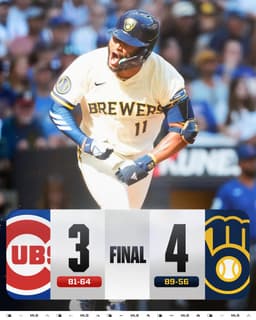 @MLB: The @Brewers clinch the season series over the Cubs with a comeback win! https://t.co/ih1g9eZYxr