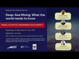 Mining the depths, undermining development? The economic and social impacts of deep-sea mining