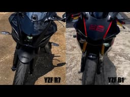 YAMAHA R7 vs R1 – Can You REALLY Feel the Difference? 