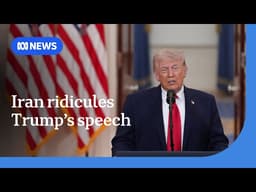 Iran mocks Trump's speech, pledges more destructive attacks against US and Israel | ABC NEWS