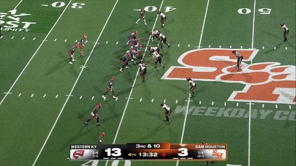 WKU breaks out the cellies for Tony Newsome Jr.'s INT vs. ...