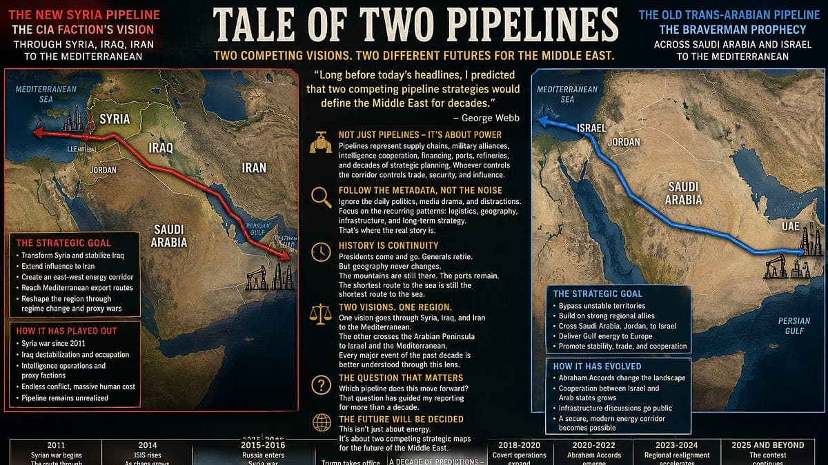 The Tale Of Two Pipelines - CIA Syria, Iraq, Iran Pipeline Is Happening Now