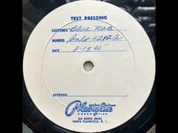 Lee Morgan / Plastylite test press for Blue Note BNLP 4212 B