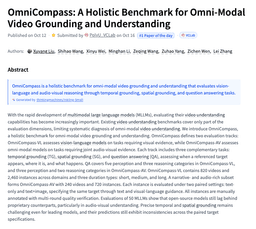 @_akhaliq: OmniCompass

A Holistic Benchmark for Omni-Modal Video Grounding and Understanding

paper: https://t...