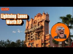 🔴 LIVE: Hollywood Studios Lightning Lanes WORTH IT?! Full Day at Walt Disney World Live